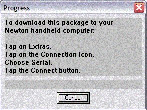 NewtonPress Install Dialog