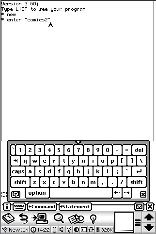 NS Basic Enter Command